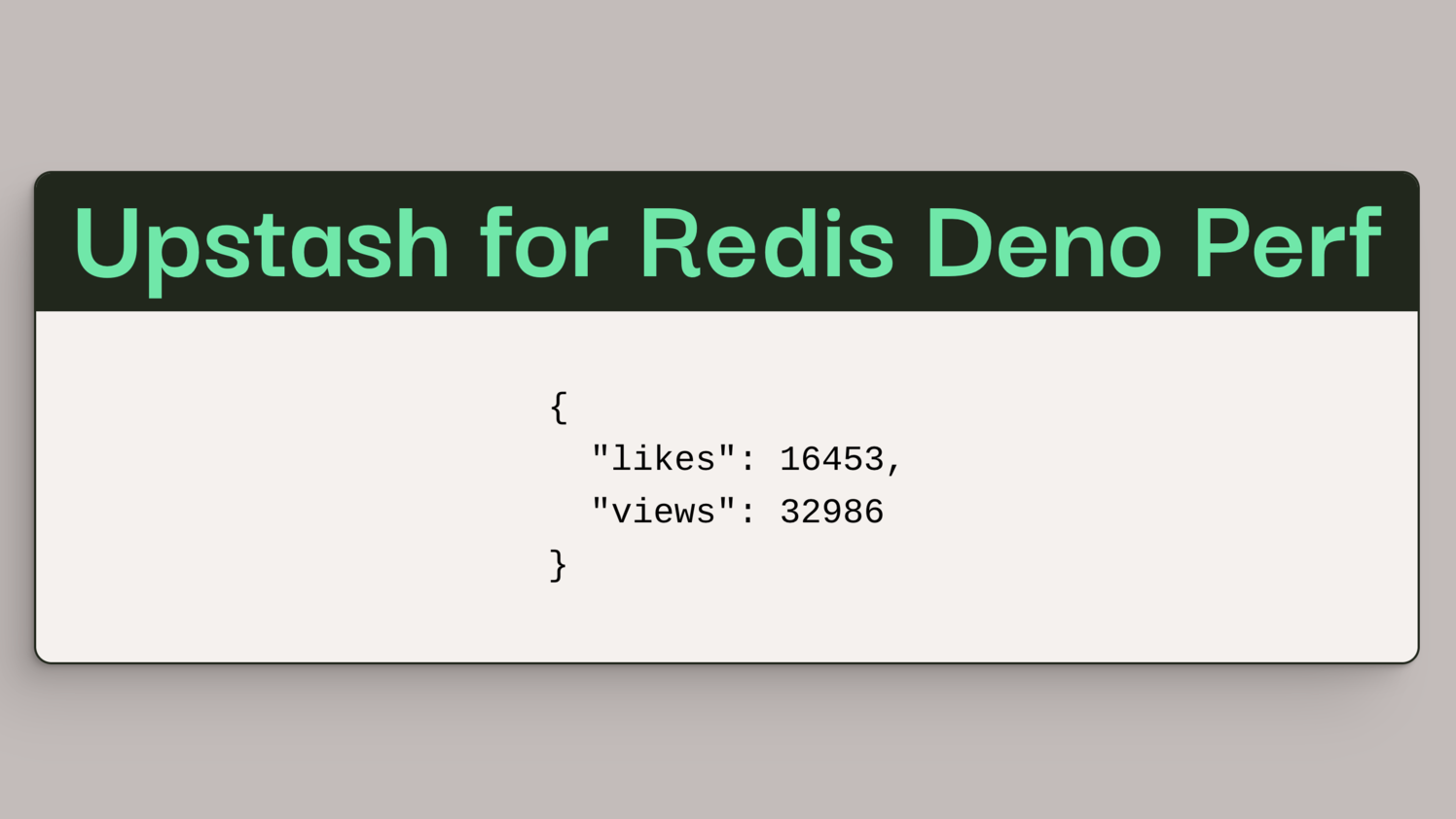 Skeleton app Redis and Performance API: Skeleton app show likes and views counts